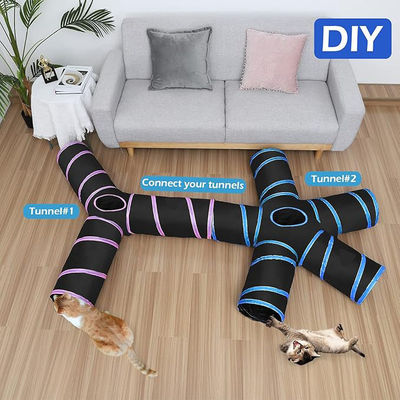 Sicuro e durevole 3 Way 4 Way 5 Way Cat Tunnel Toy con il vantaggio di essere morbido e ecologico
