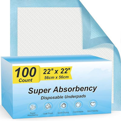 56*56cm Animali piccoli Pad di addestramento per animali domestici con pannolino sanitario monouso a prova di perdite