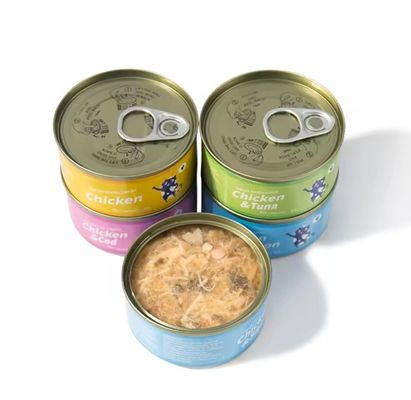 1 anno di durata di conservazione Aromi misti per animali domestici e gatti Alimenti umidi 170 g Carne bianca Alimenti in scatola per gatti