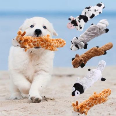 Giocare Cani Giocattoli Prodotti per animali di compagnia Cartoni animati Carini Senza Stuff Animal Shell Durable Interattivo
