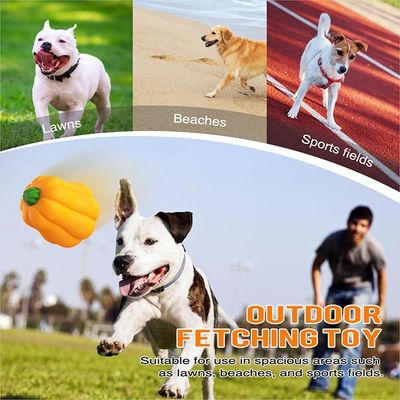 TPR Pumpkin Ball Shake fa ridacchiare Interattivo giocattolo per cani per allevamento e addestramento