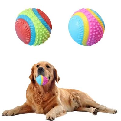 Logo personalizzato Acceptabile giocattoli per animali Indistruttibile palla da tennis per cani per sport all'aria aperta