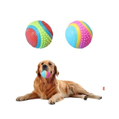 Giocare giocattoli per cani Ballo indistruttibile di gomma naturale a rimbalzo alto per masticatori aggressivi
