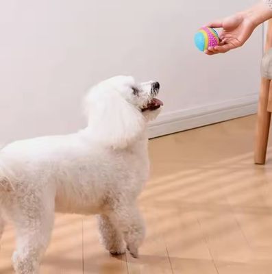 Giocare giocattoli per cani Ballo indistruttibile di gomma naturale a rimbalzo alto per masticatori aggressivi