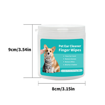 Servizi di pulizia delle orecchie per animali domestici senza profumo per pulizia efficace ed ecologica