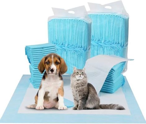 Acconciature impermeabili monouso per cuccioli Assorbimento delle urine a secco rapido 56*56cm