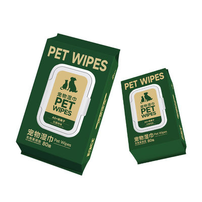 OEM Customized Pet Cleaning Wipes Wet Private Label per un trattamento biodegradabile al 100%