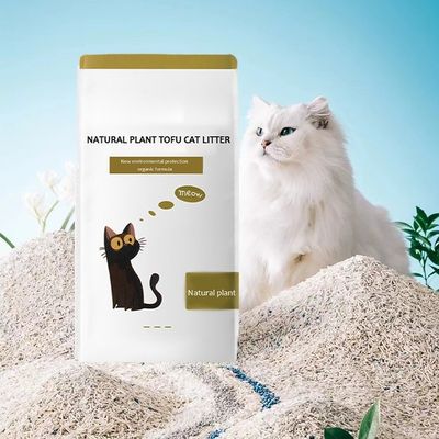 Sabbia morbida biodegradabile Tofu Cat Litter Low Tracking Strong Clumping Disegni ODM per gatti