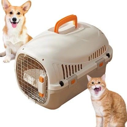 Valigia portatile per animali da visita 5-10 kgCaiola di trasporto Cassa aria per gatti Cassa per animali da compagnia Cassa per cani Cassa per animali da compagnia