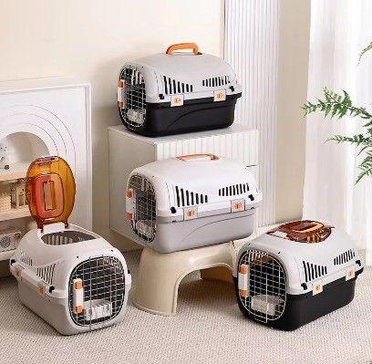 Accessori per i viaggi in auto Cage di trasporto per animali da compagnia approvate per cuccioli e gatti di piccole o medie dimensioni