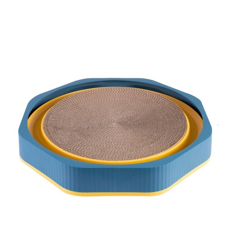 Servizio di personalizzazione OEM/ODM fornito da Cat Scratcher Board ondulato con giocattolo a sfera
