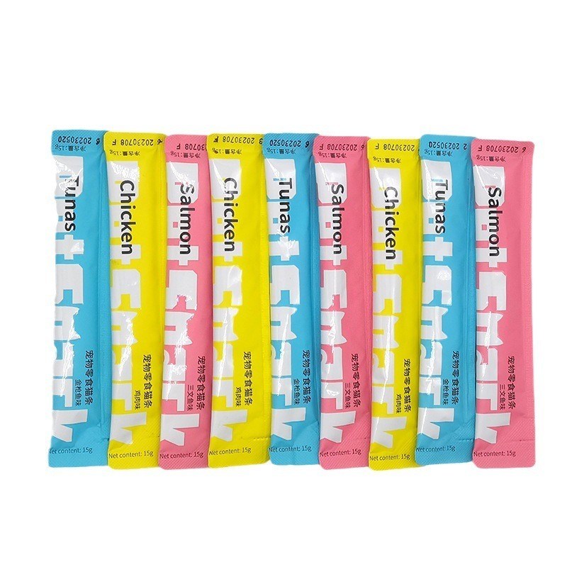 Spasto multiforme 55% Carne bastoncino per gatti Snack per cani 15g/pcs Carne fresca dolcissime per cani