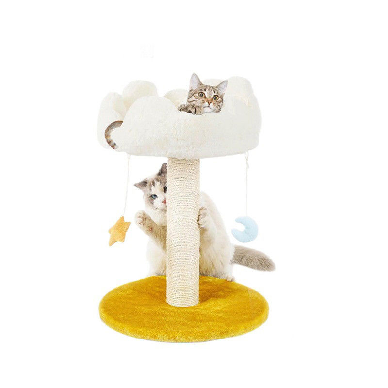 Plüsch Perch Carino Albero Gatto Nuvola Bianca Gatto Torre Per Piccoli Gatti E Animali
