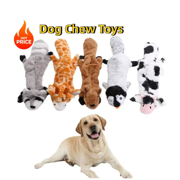 Giocare Cani Giocattoli Prodotti per animali di compagnia Cartoni animati Carini Senza Stuff Animal Shell Durable Interattivo