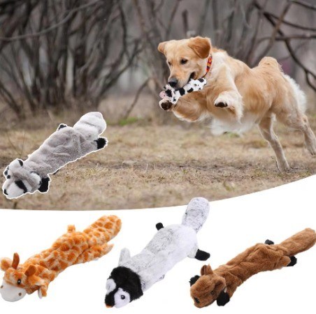 La stagione delle vacanze non deve avere giocattoli di peluche per cani