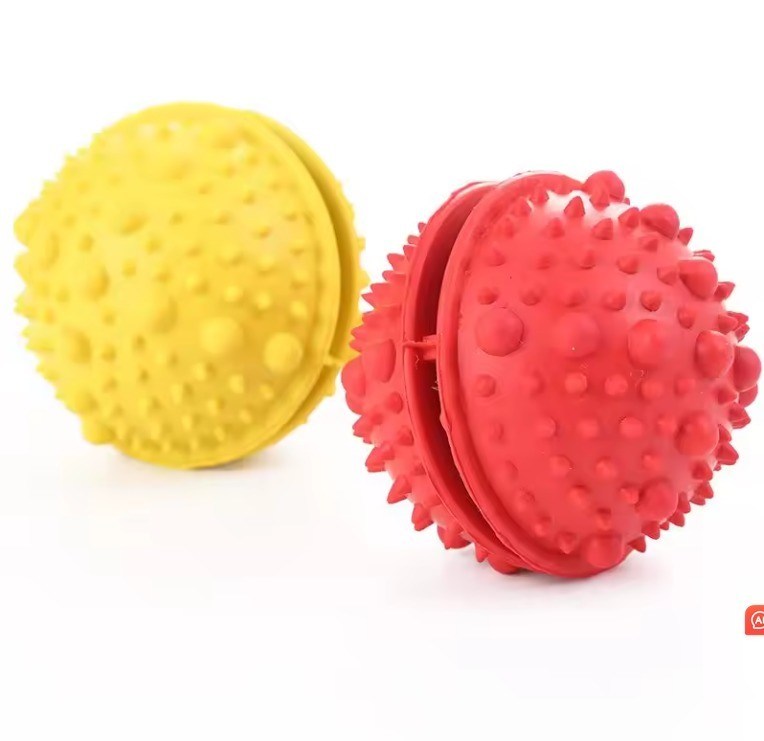 Palle da masticare interattive per cuccioli non tossiche e durevoli per la pulizia dei denti/allenamento del QI